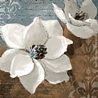 Lanie Loreth White Magnolias I painting